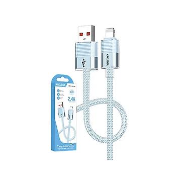 inter: Kateqoriya: USB şunurlar Kakusiga KSC-985 2.4A USB Lightning, Blue - — 1