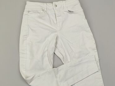 białe t shirty damskie z dekoltem v: Jeans, Orsay, S (EU 36), condition - Good