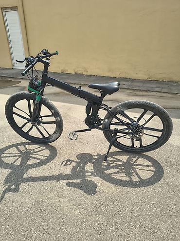 velo disk: Qatlanan şəhər/trek velosipedi – 26" Məhsul təsviri: - Rəng: qara - — 2