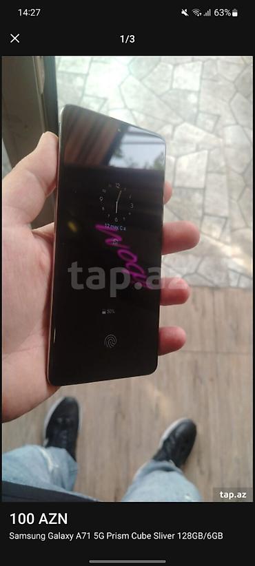 samsung a71: Samsung Galaxy A71, 128 GB, rəng - Boz — 3