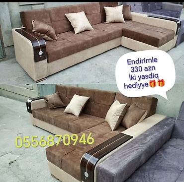 divan temizlenmesi: Künc divan, Qonaq otağı üçün, Parça, Bazasız, Açılan, Kitab — 3