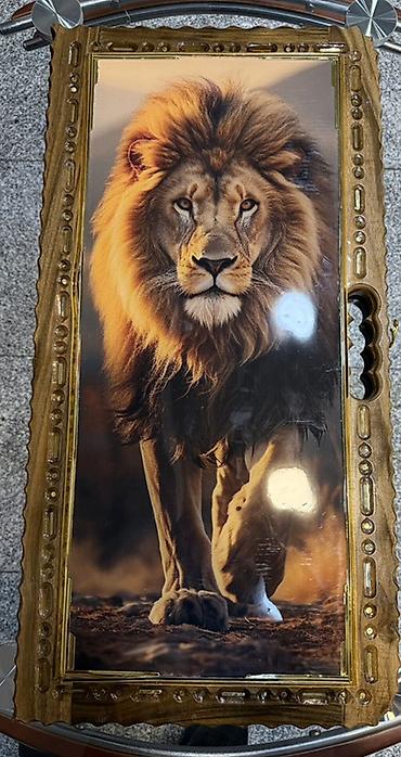 Nərdlər: Şahmat-nərd dəsti – “Aslan” dizaynı ………………………………………… - Material: Təbii — 6