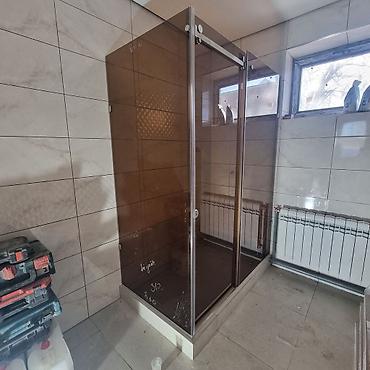 Душевые перегородки и ограждения: Душ тосмолорун даярдалган поддонго ылайыктап,сапатуу кылып жазап — 19