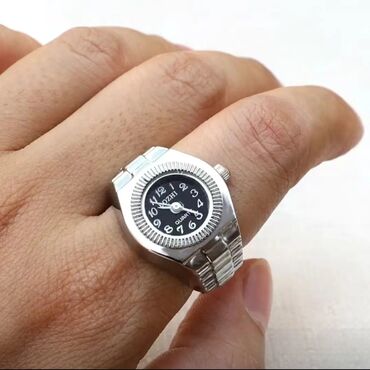 кольцо для: Представляем вам уникальное кольцо-часы, идеальное сочетание стиля и