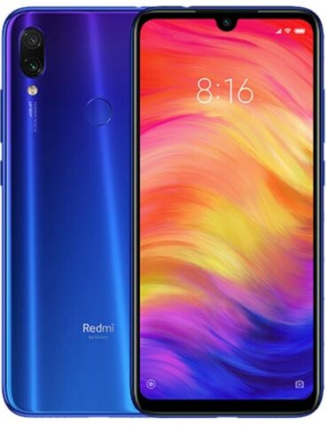 экран на телефон fly: Xiaomi Redmi Note 7, 64 ГБ, цвет - Синий