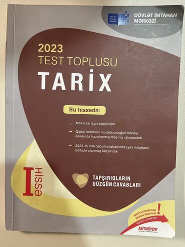 məktəbəqədər test toplusu pdf: Kitab tarix test toplusu 2023