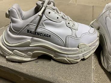 Qadın ayaqqabıları: Balenciaga, Ölçü: 35, rəng - Ağ, İşlənmiş — 5