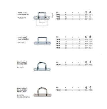 Ostala vozila: Okovi za cerade — 8