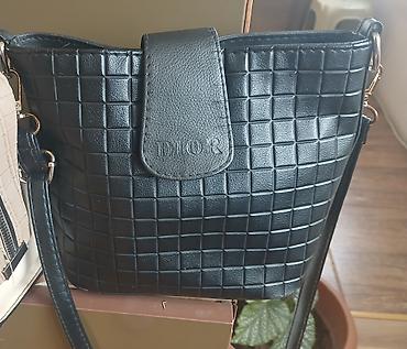michael kors: Qadın çantaları dəsti – 3 ədədi 10azn - Qara parça/eko–dəri qarışığı — 4