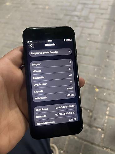 irshad iphone 13 pro max: IPhone SE 2020, 64 GB, Qara, Barmaq izi — 6