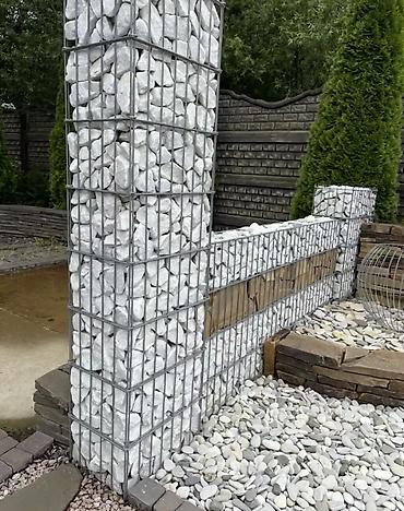 Мраморная крошка: Мраморная крошка, Белый, Ландшафтная, В тоннах — 23