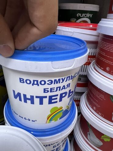Краска: | Водоэмульсионная краска, цвет - Белый