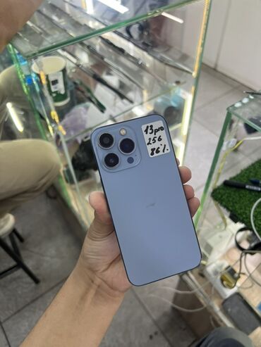 купить айфон 12 про макс бишкек: IPhone 13 Pro, Колдонулган, 256 ГБ, Sierra Blue, 86 %