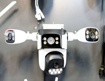 Videomüşahidə: Simsiz Wifi ptz 3 kamera 360° 8mp/4K Çöl səraiti ücün matorlu 3