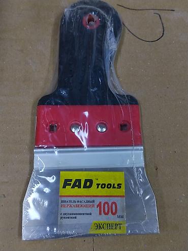 Шпатели: Шпатель фасадный FAD Tools, 100 мм - Материал полотна: нержавеющая — 2