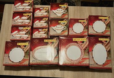 набор посуды на 12 персон в бишкеке: Набор фарфоровой посуды Производство:Китай Состояние:Новое Всего в