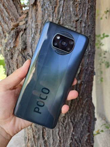не рабочий телефоны: Poco X3 NFC, Б/у, 128 ГБ, цвет - Синий, 1 SIM, 2 SIM
