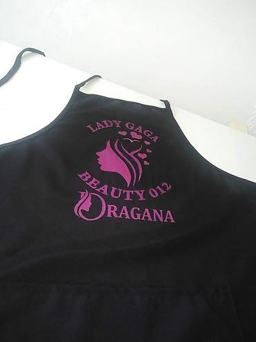 Kuhinjski tekstil: Kecelje personalizovane sa štampom po zelji. Kecelje u živim bojama — 22