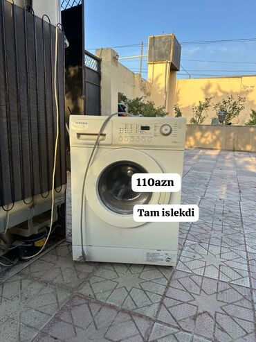 Paltaryuyan maşınlar: Paltaryuyan maşın Samsung, 5 kq, Avtomat, Qurutmasız, Kredit yoxdur