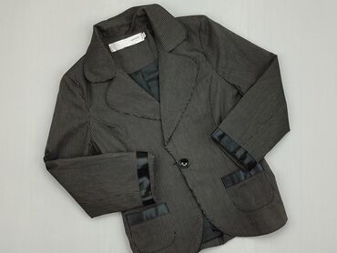 Blazer, jacket, S (EU 36), stan - Bardzo dobry, wzór - Linia, kolor - Szary