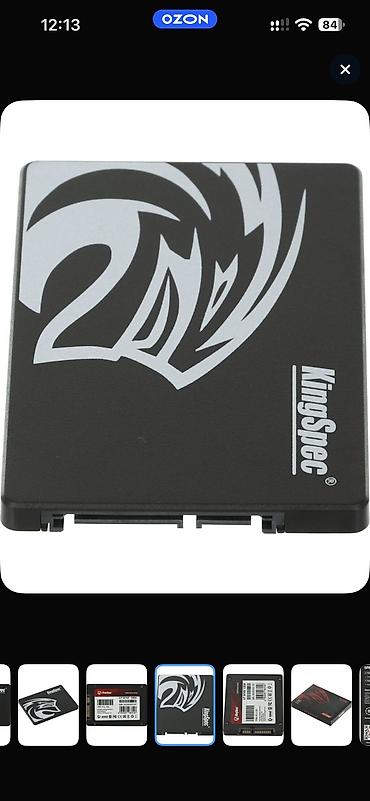 SSD diskləri: Teze bagli qutuda acilmamish SSD satilir, 128 Gb Kingspec dirmali — 3
