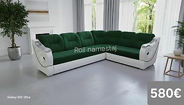 Ugaone garniture: Ugaona garnitura 300×220 cm - Prostrana L‑forma sa dubokim sedištima — 39