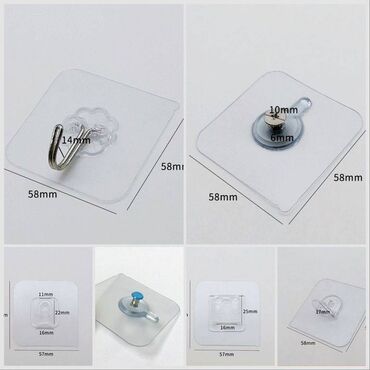 Картины: Крючок многоразовый, волшебный для подвешивания картин без — 4