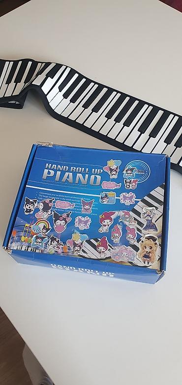 piano: Складное силиконовое пианино (Hand Roll Up Piano) - Портативная — 4