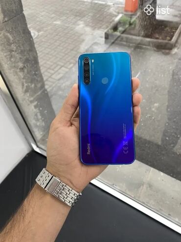 Xiaomi: Xiaomi Redmi Note 8, 64 GB, rəng - Göy, 
 Sensor, Barmaq izi, İki sim kartlı