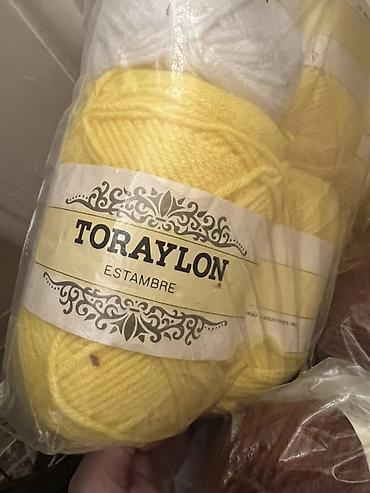 şar şekilleri: TORAYLON “Estambre” toxuculuq sapı — sarı rəng (Color No: 503) - — 2