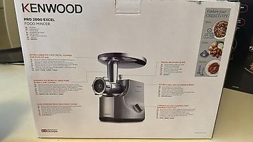 kenwood pro: Ət çəkən maşın Kenwood, 2000 Vt, Revers ilə, Yeni — 1