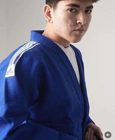 обувь 44: Кимоно для дзюдо Adidas (синее), одобренное IJF - Бренд: Adidas - — 5