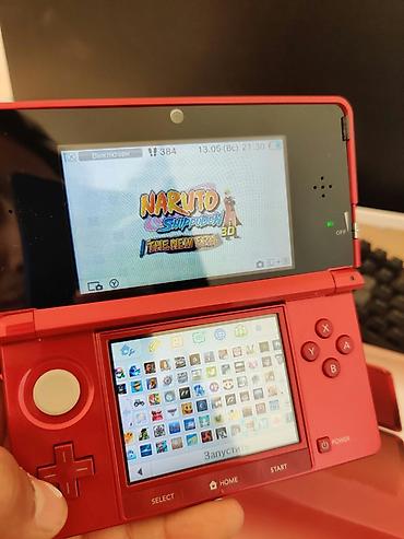 чехол наруто: Nintendo 3S 128гб, 3дс глобал, полный комплект состояние нового, в — 3