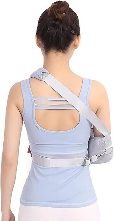 Бандажи, корсеты, корректоры: Tənzimlənən qol asqısı (arm sling) – bel kəmərli, nəfəsalan parça — 4