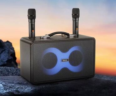 Динамики и колонки: 🔥Bluetooth Колонка +микрофон портативная Hoco HA8 💸Цена:5000сом