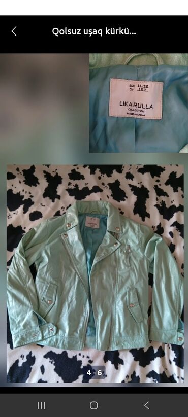 Bodi: Jaket, Qız üçün, 10 - 12 yaş