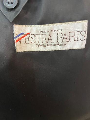 barter geyim: Vestra by Jean De Vernay Vintage Palto kishi 56 olchu XL Fransa — 4