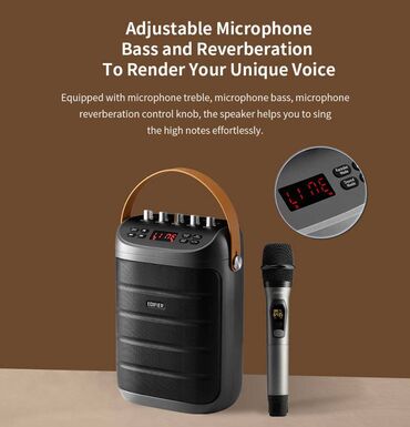 Karaoke: Edifier PK305 Mikrofonlu Portativ Multimedia Bluetooth Dinamik / -da lalafo.az — 2 Karaoke: Edifier PK305 Mikrofonlu Portativ Multimedia Bluetooth Dinamik / — 2