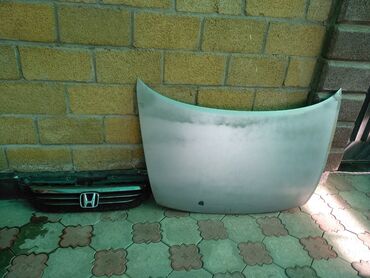 семёрка кузов: Капот Honda 2004 г., Б/у, цвет - Серебристый, Оригинал