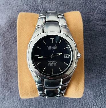saat masaustu: Citizen Eco-Drive kişi qol saatı ORGINAL GUNES enerjisi ile zaryatka — 2