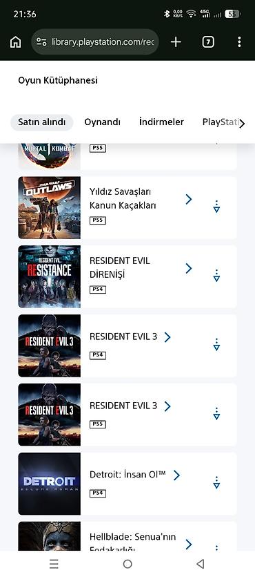 free fire hesab satisi tap az: PlayStation hesabında geniş oyun kitabxanası Tərkib: - PS5 və PS4 — 7
