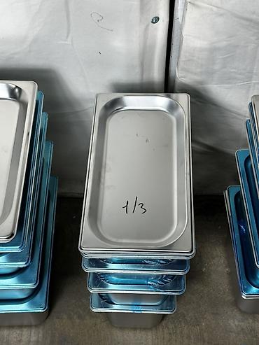 Другая посуда и кухонный инвентарь: Набор гастроемкостей из нержавеющей стали (GN) с крышками - Форматы — 10