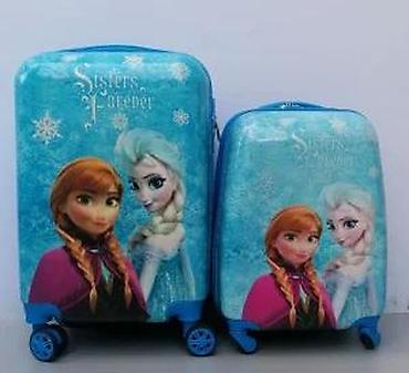 Rančevi, torbe i koferi: Dečiji set kofera – Frozen “Sisters Forever” (2 kom) - Dizajn: motiv — 15
