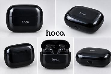 samsung 31: Беспроводные наушники Hoco (вакуумные вкладыши) в компактном зарядном — 1