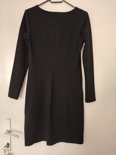 zimska jakna m: H&M S (EU 36), color - Black, Other style, Long sleeves