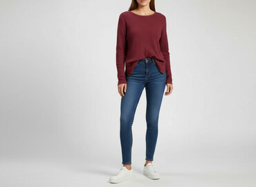 carrefour ubrania: Sweter damski, rozmiar L