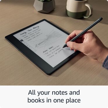 kompüter ekran: Elektron kitab Amazon Kindle Scribe Premium Pen. 32 gb Grey. Kabrua