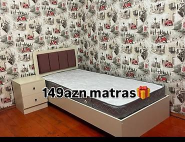 tek çarpayı: Tək nəfərlik yataq dəsti: - Ölçü: tək ölçü (standart single) - Düz — 1