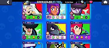 pubg hesab bedava: Brawl Stars oyun hesabı - Kupa: 57,886 (ən yüksək: 57,890), Prestij — 2