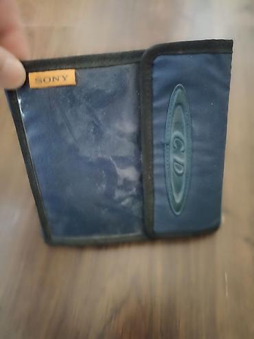Sony CD/DVD disk qabı – yumşaq parça materialdan, qatlana bilən